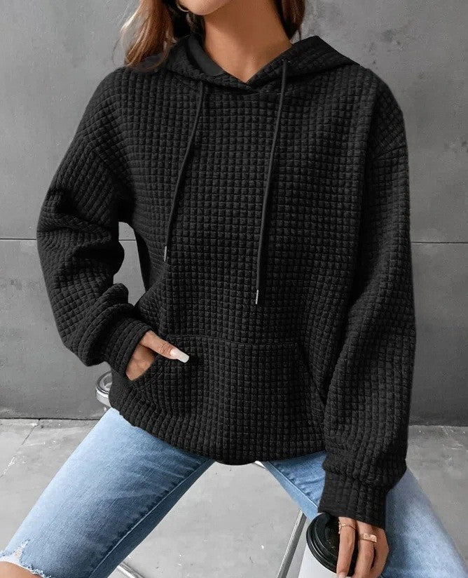 Women's Casual Fit Hoodie with Convenient Front Pocket - 4 - London-stylehouse.com