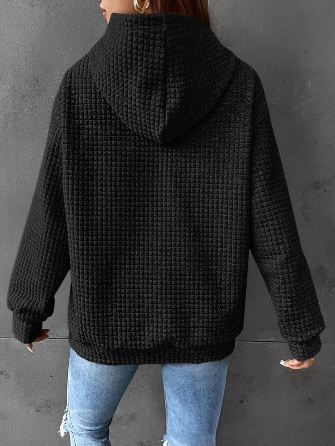 Women's Casual Fit Hoodie with Convenient Front Pocket - 7 - London-stylehouse.com