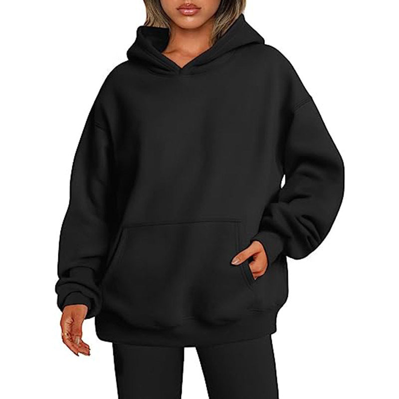 Chic Women's Hoodie with Spacious Pockets - 1 - London-stylehouse.com