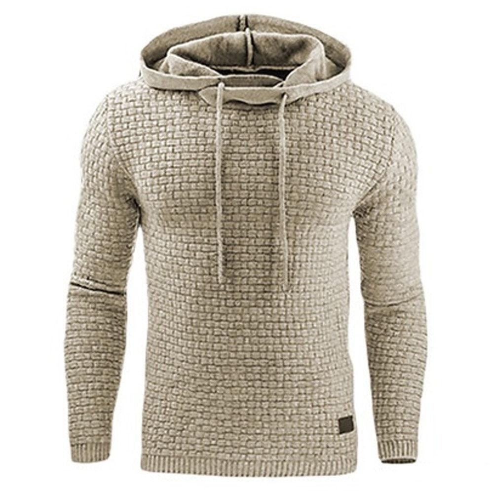 Men's Textured Design Hoodie in Regular Fit - 5 - London-stylehouse.com