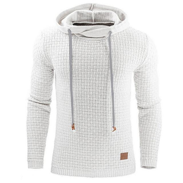 Men's Textured Design Hoodie in Regular Fit - 11 - London-stylehouse.com