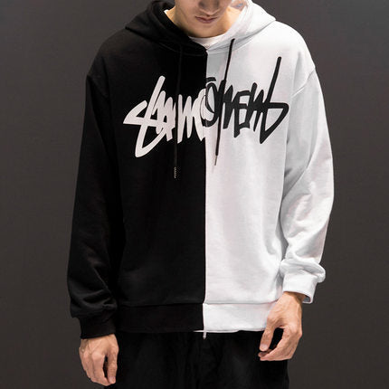 Relaxed Fit Women's Hoodie with Bold Graphic Design - 1 - London-stylehouse.com