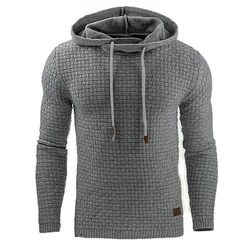 Men's Tailored Hoodie with Stylish Textured Fabric - 4 - London-stylehouse.com