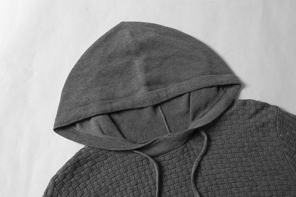 Men's Tailored Hoodie with Stylish Textured Fabric - 8 - London-stylehouse.com
