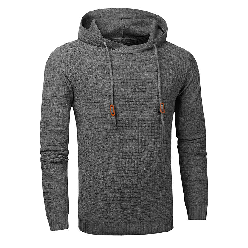 Men's Tailored Hoodie with Stylish Textured Fabric - 9 - London-stylehouse.com