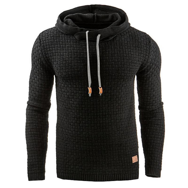 Men's Tailored Hoodie with Stylish Textured Fabric - 11 - London-stylehouse.com