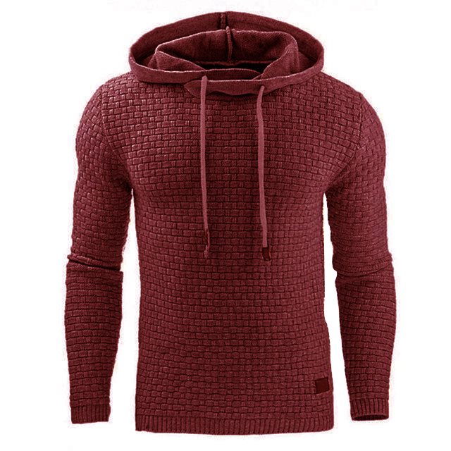 Men's Tailored Hoodie with Stylish Textured Fabric - 21 - London-stylehouse.com