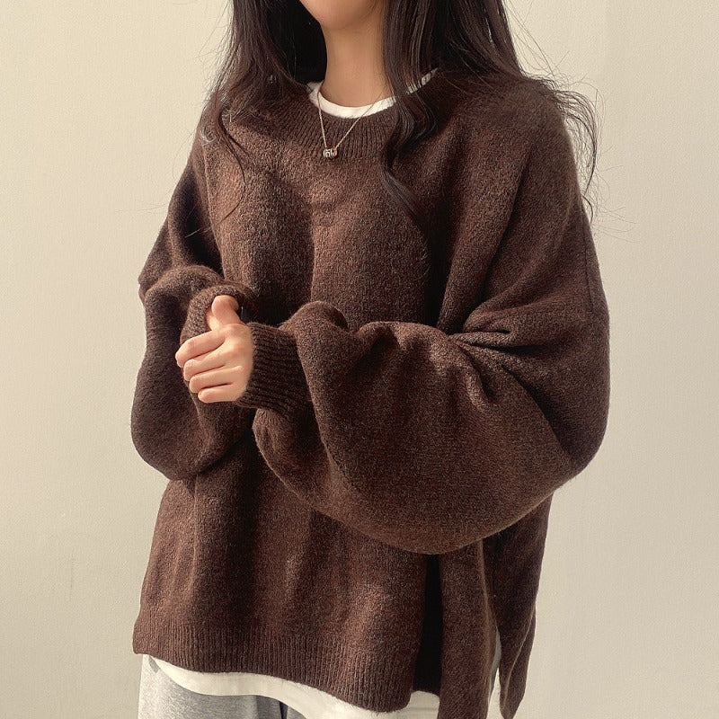 Ladies' Relaxed Fit Pullover with Statement Lantern Sleeves - 3 - London-stylehouse.com
