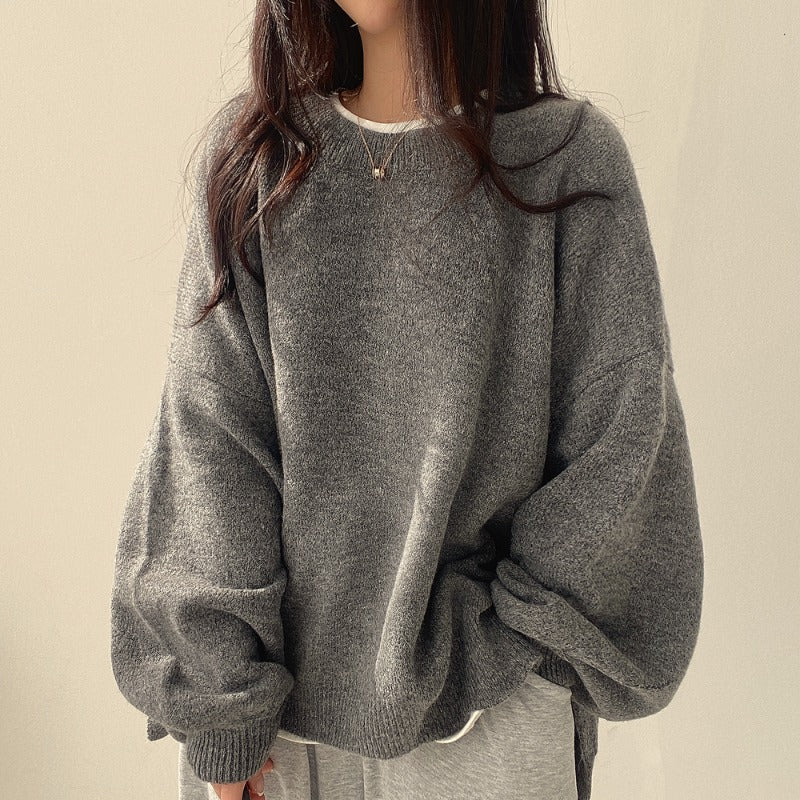 Ladies' Relaxed Fit Pullover with Statement Lantern Sleeves - 5 - London-stylehouse.com