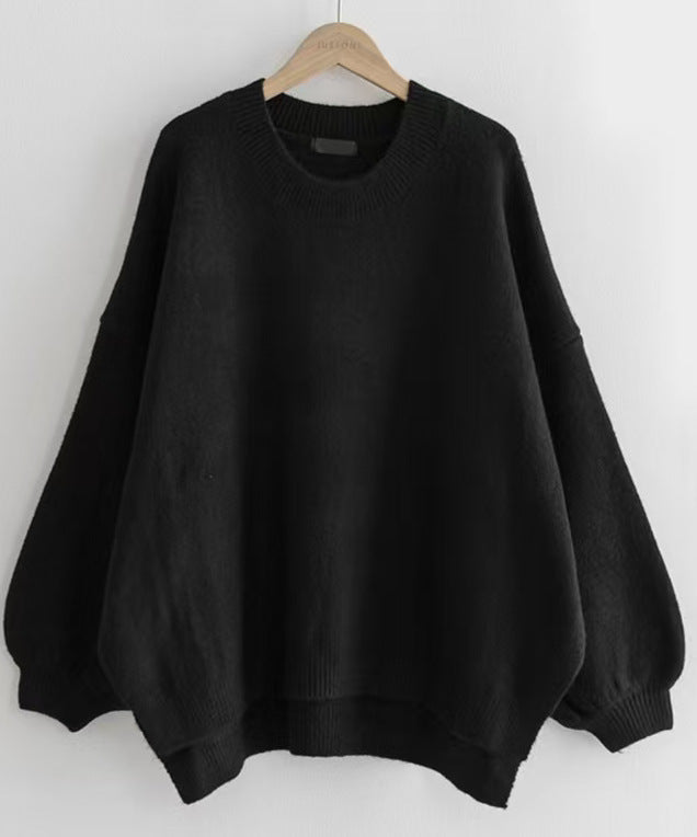 Ladies' Relaxed Fit Pullover with Statement Lantern Sleeves - 6 - London-stylehouse.com