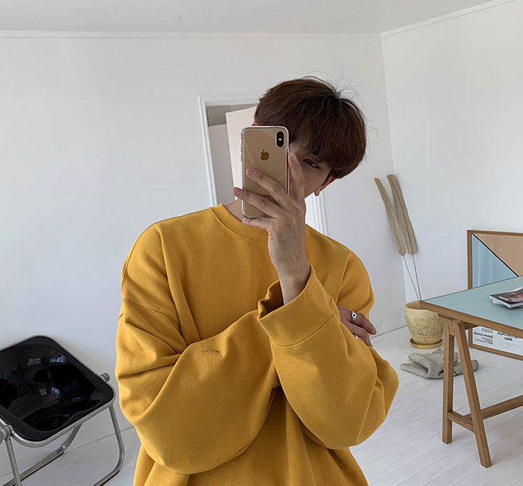 Men's Comfortable Round Neck Pullover with Relaxed Fit - 1 - London-stylehouse.com
