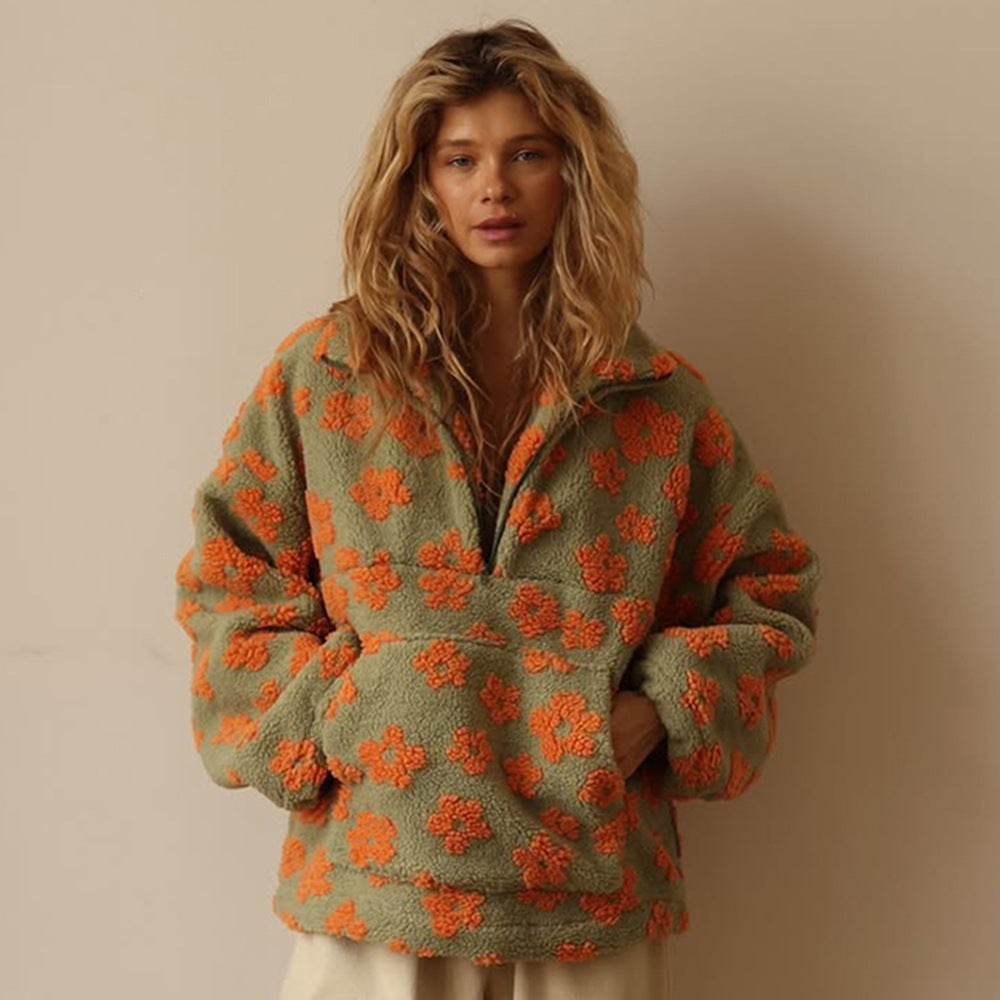 Women's Everyday Pullover with Generous Pocket - 10 - London-stylehouse.com