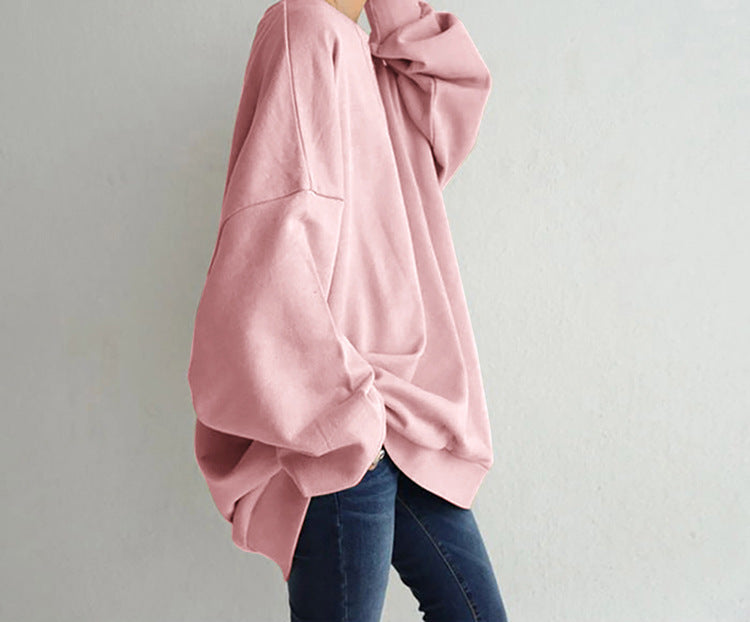 Relaxed Fit Women's Sweatshirt with Unique Patch Design - 10 - London-stylehouse.com