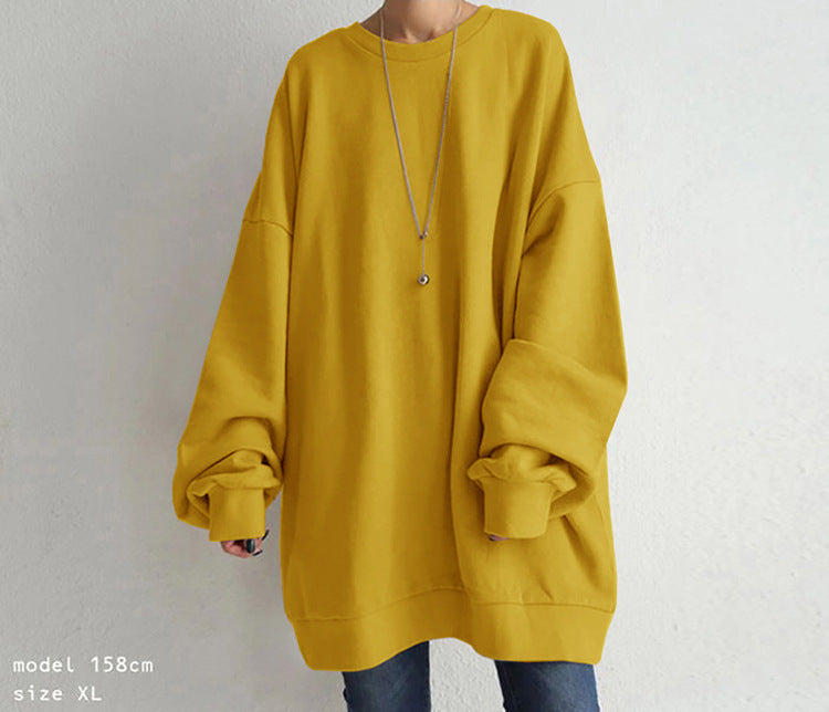 Relaxed Fit Women's Sweatshirt with Unique Patch Design - 15 - London-stylehouse.com