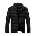 Men's Padded Winter Jacket with High Collar - 1 - London-stylehouse.com