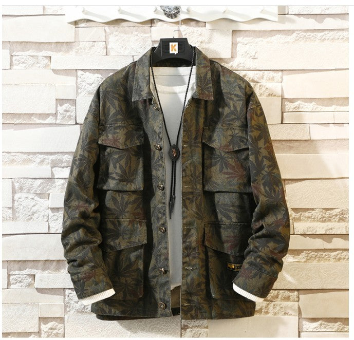 Men's Casual Relaxed Denim Jacket with Button Fastening - 4 - London-stylehouse.com