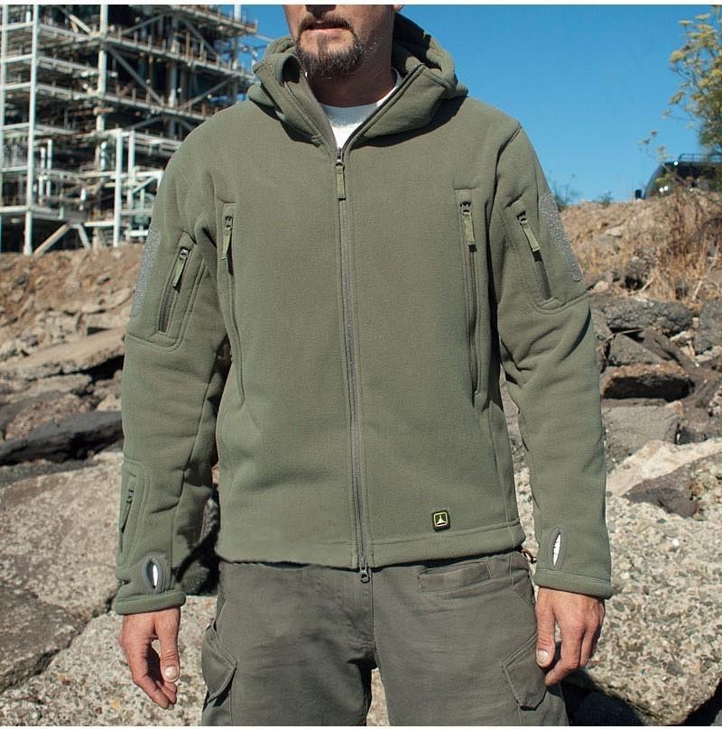 Men's Versatile Tactical Jacket with Hood and Ample Storage - 4 - London-stylehouse.com