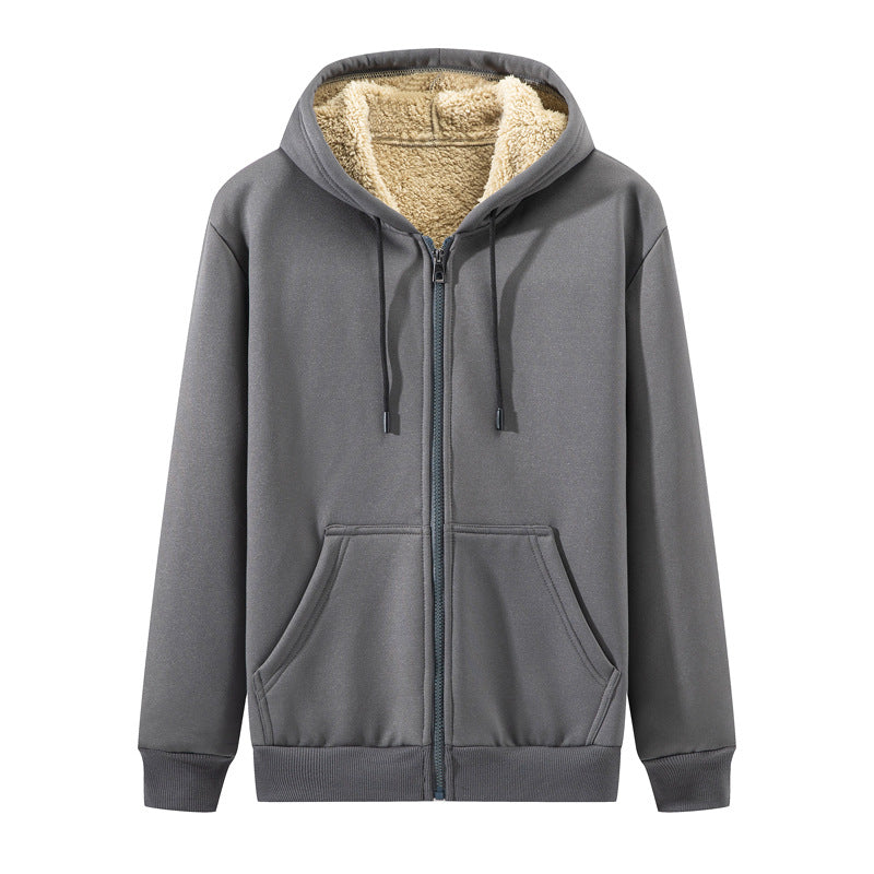 Men's Comfortable Zip Hoodie with Adjustable Hood - 2 - London-stylehouse.com