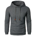 Men's Fitted Hoodie with Distinctive Textured Fabric - 6 - London-stylehouse.com