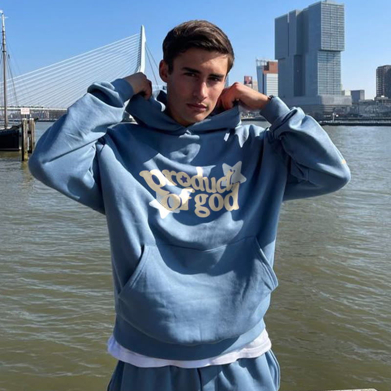 Men's Casual Hoodie with Unique Graphic Design - 1 - London-stylehouse.com