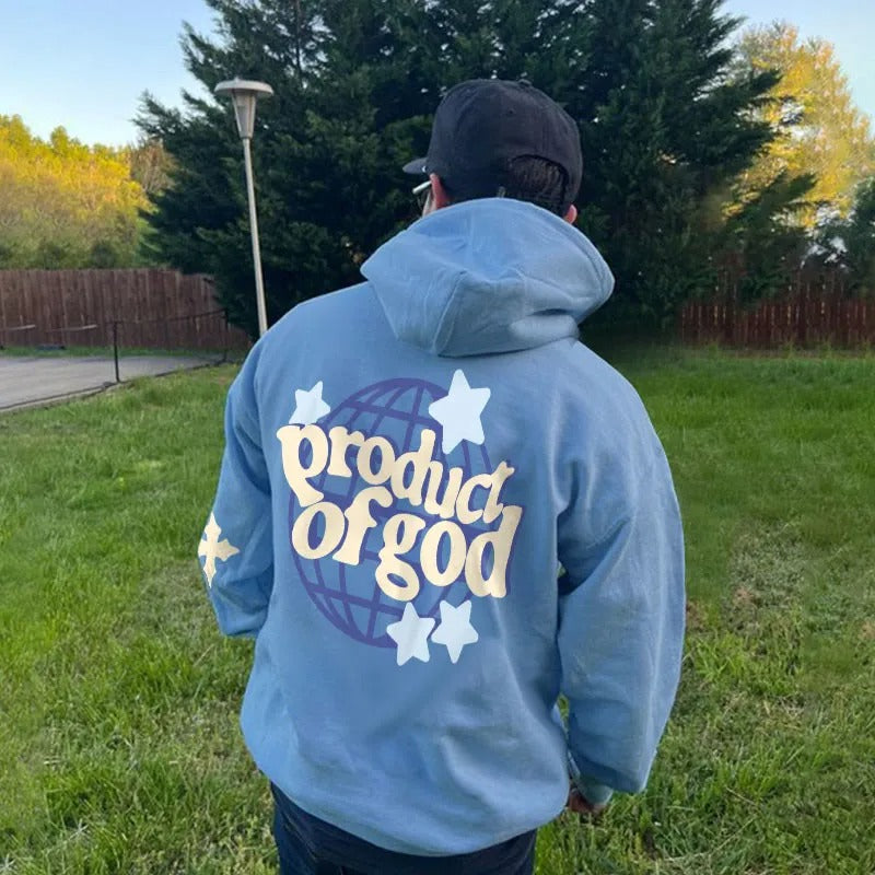 Men's Casual Hoodie with Unique Graphic Design - 4 - London-stylehouse.com