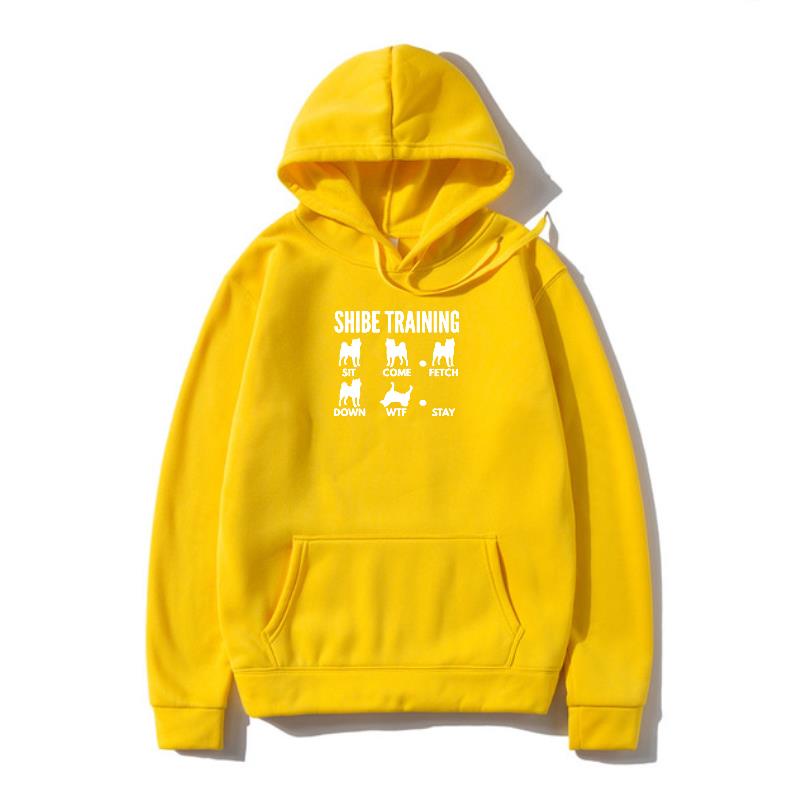 Relaxed Fit Men's Hoodie Featuring Dog Training Graphic - 2 - London-stylehouse.com