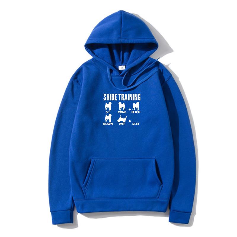 Relaxed Fit Men's Hoodie Featuring Dog Training Graphic - 5 - London-stylehouse.com