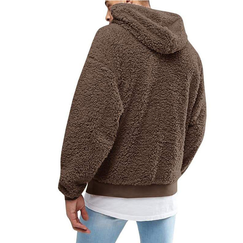 Men's Casual Relaxed Hoodie with Adjustable Drawcord - 1 - London-stylehouse.com
