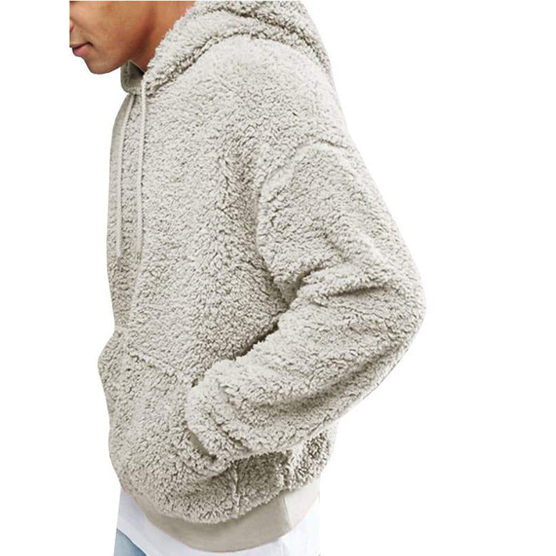 Men's Casual Relaxed Hoodie with Adjustable Drawcord - 3 - London-stylehouse.com