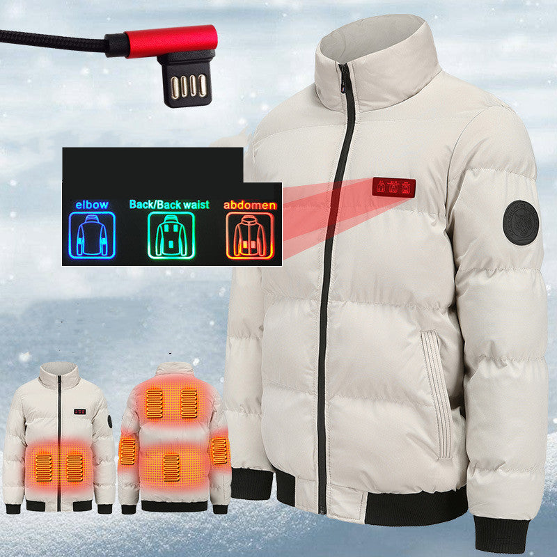 Smart Heating Men's Jacket for Outdoor Comfort - 3 - London-stylehouse.com
