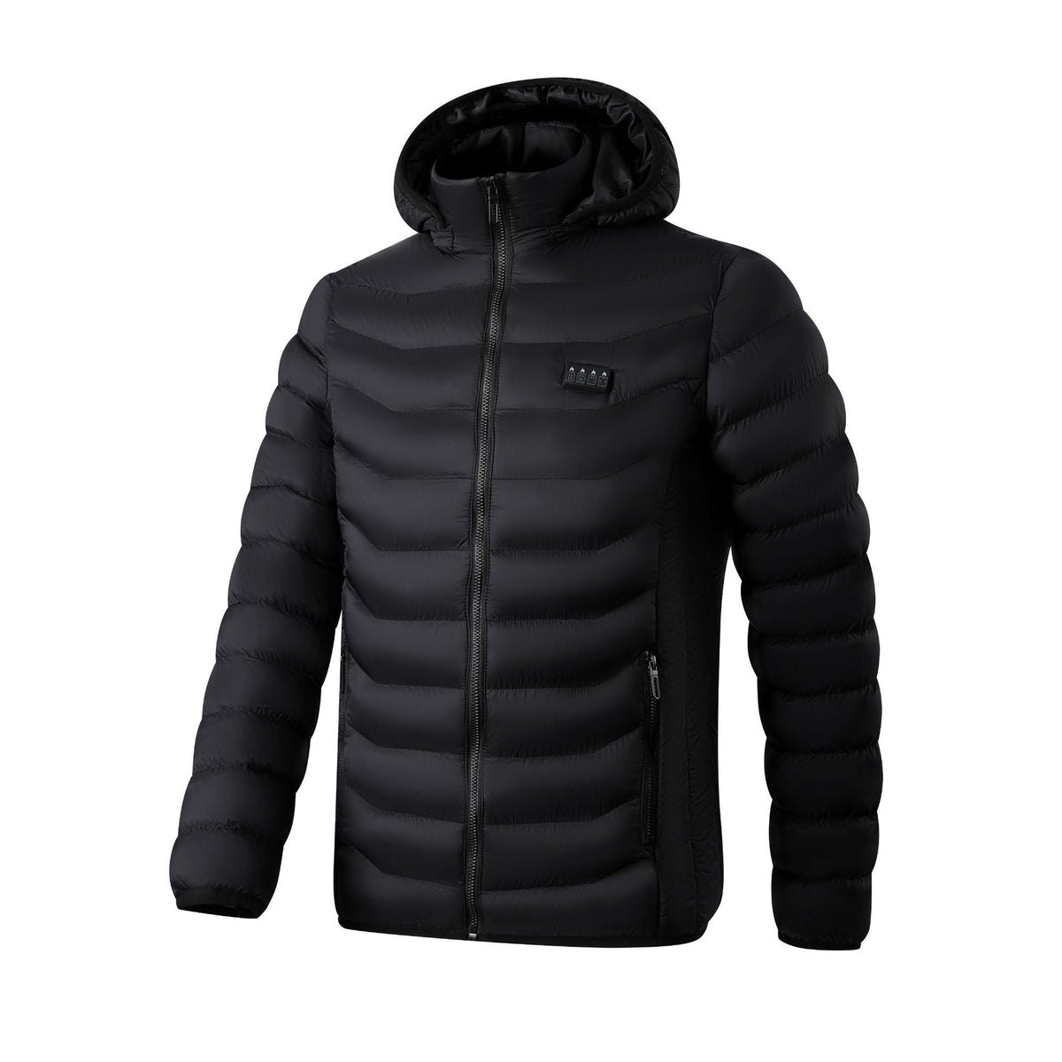 Men's Slim-Fit Heated Jacket with Removable Hood for Cold Weather - 1 - London-stylehouse.com