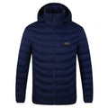 Men's Slim-Fit Heated Jacket with Removable Hood for Cold Weather - 4 - London-stylehouse.com