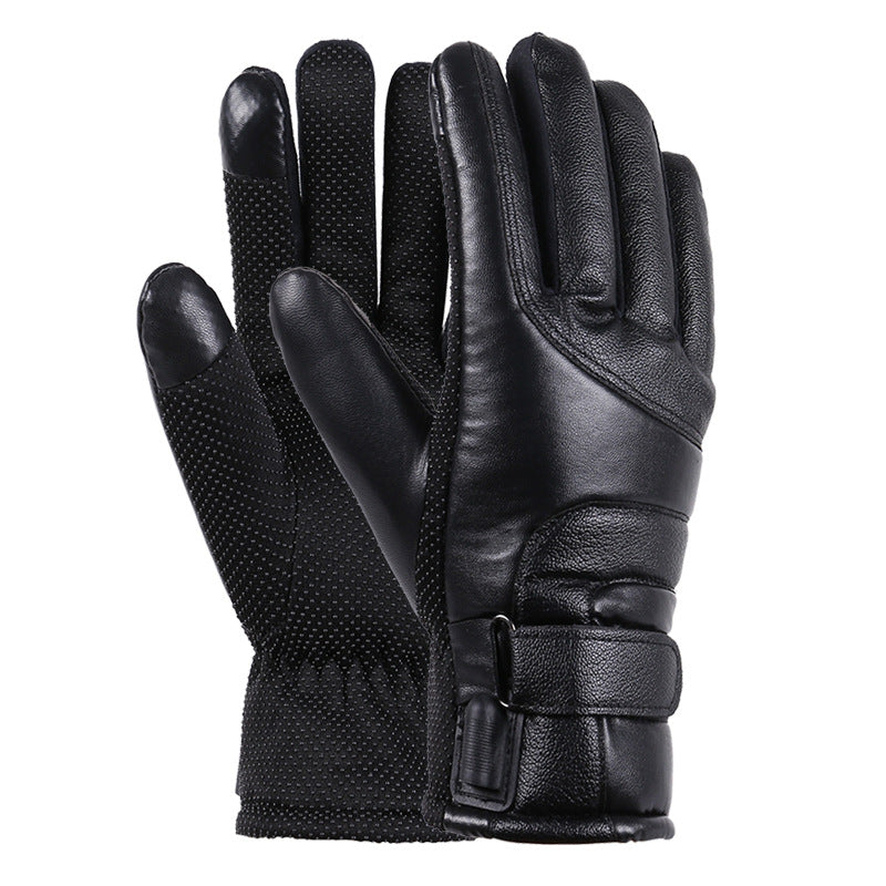 Men's Touchscreen Heated Winter Gloves with Windproof Design - 3 - London-stylehouse.com