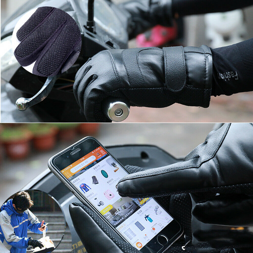 Men's Touchscreen Heated Winter Gloves with Windproof Design - 4 - London-stylehouse.com