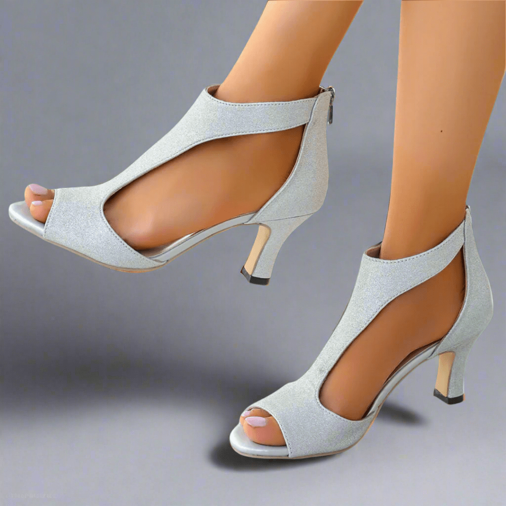 Clara – Women Open Toe Heeled Shoes - Image 6