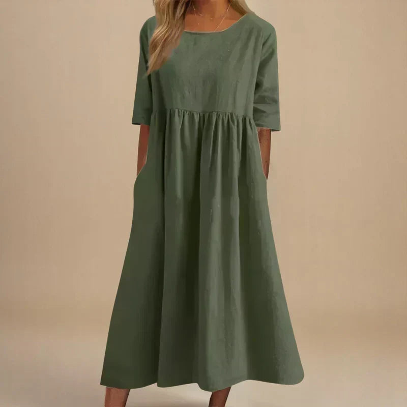 Charlotte – Women Casual Midi Dress - Image 4