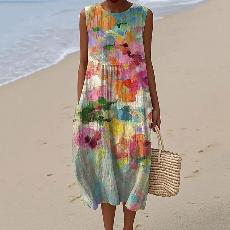 Mira – Floral Breathable Summer Dress - Image 2