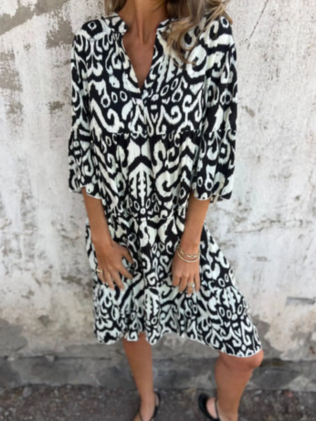 Lea – Women Floral Print Summer Dress - Image 12
