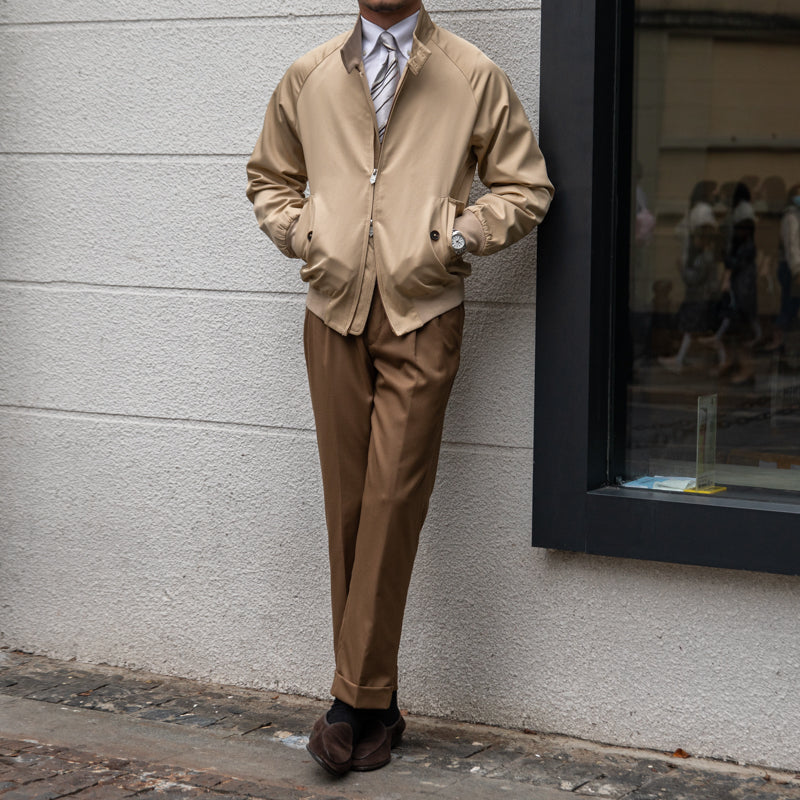 Classic men’s bomber jacket with a stand-up collar - J&B; - 4 - London-stylehouse.com