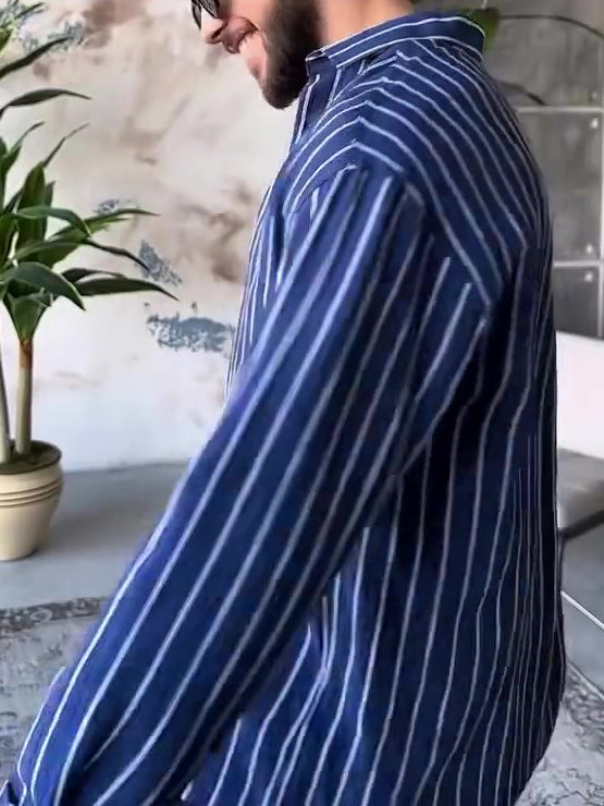 Liam – Stylish Striped Shirt for Men - Image 2