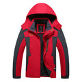 Men’s waterproof jacket with hood and wind-resistant properties - J&B; - 1 - London-stylehouse.com