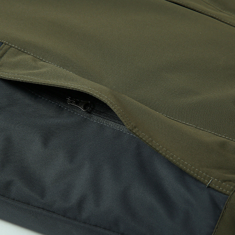 Men’s waterproof jacket with hood and wind-resistant properties - J&B; - 5 - London-stylehouse.com