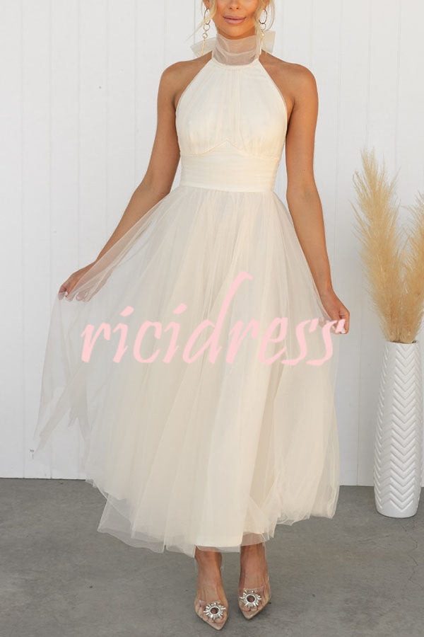 Theresa – Women Elegant Halter Neck Dress - Image 5