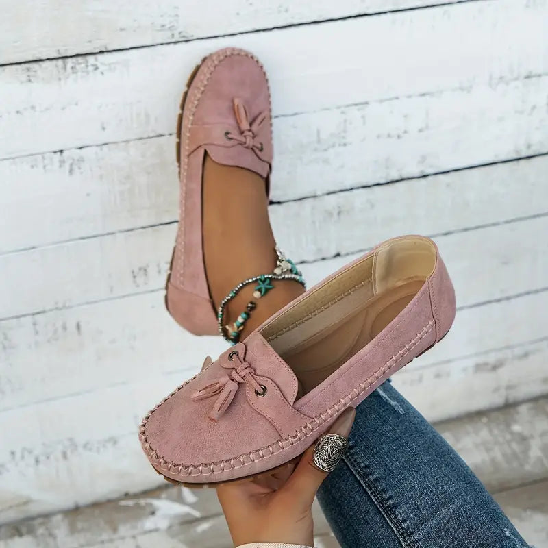 Carina – Women Soft Suede Slip-On Shoes - Image 3