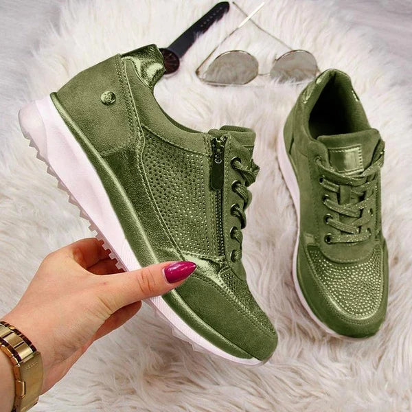 Sofia – Zip-Up Orthopedic Sneakers