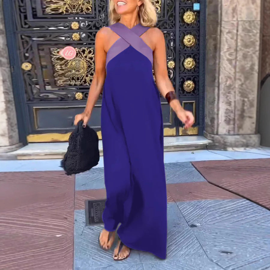 Emma – Women Breathable Crossed Maxi Dress - Image 10