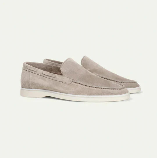 Lukas suede loafers in beige