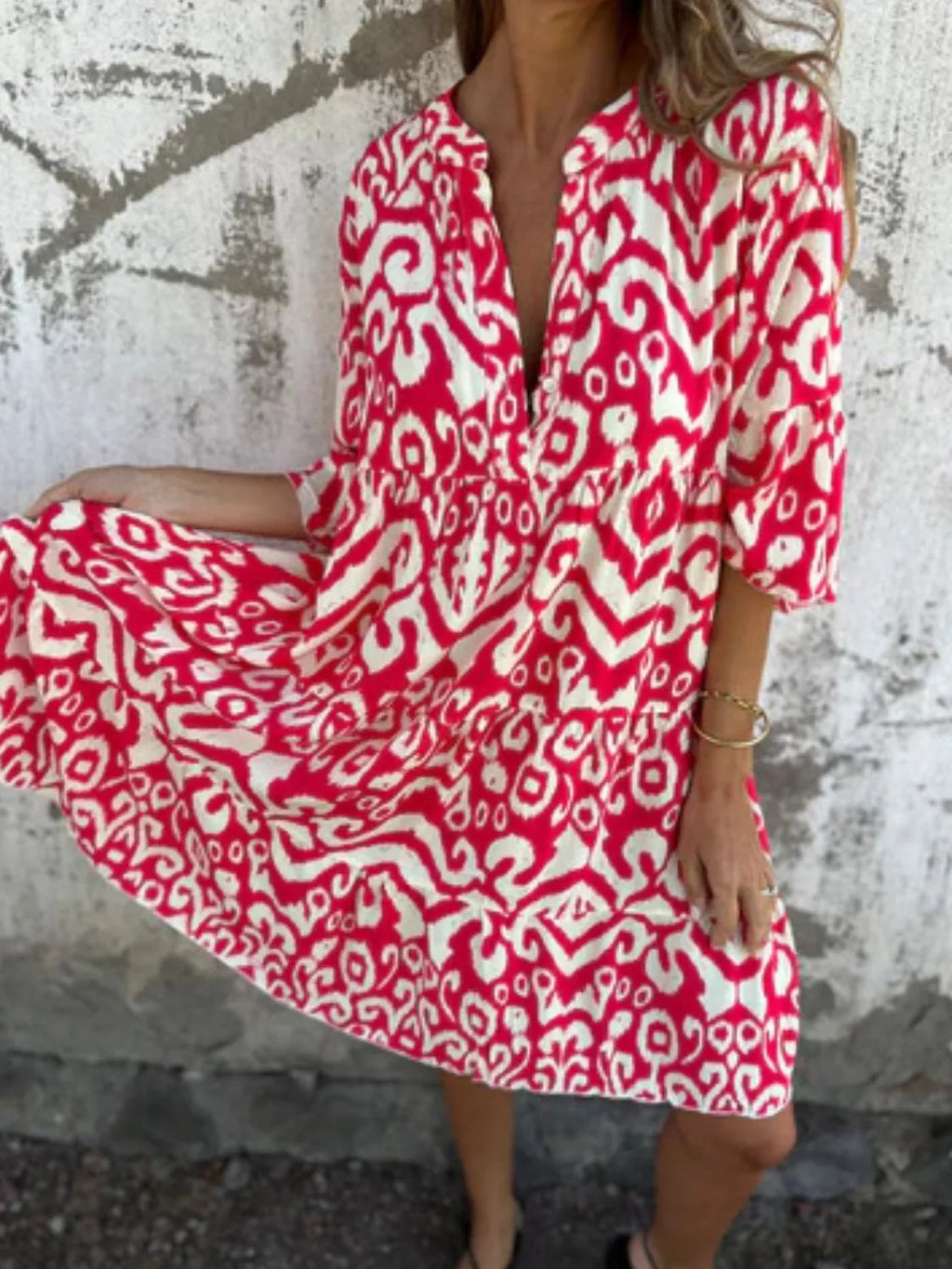 Lea – Women Floral Print Summer Dress - Image 17