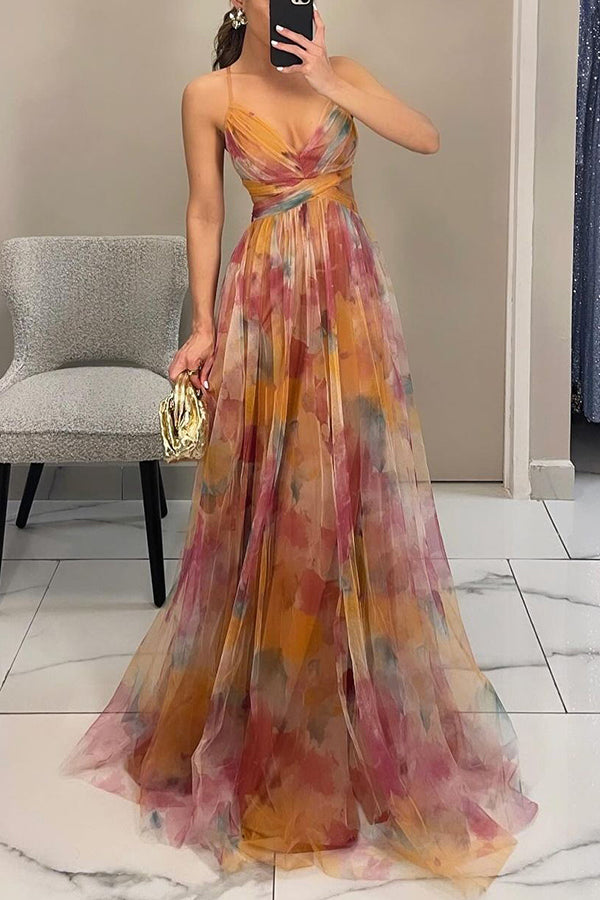 Nicole – Women Elegant Pleated Maxi Dress - Image 6
