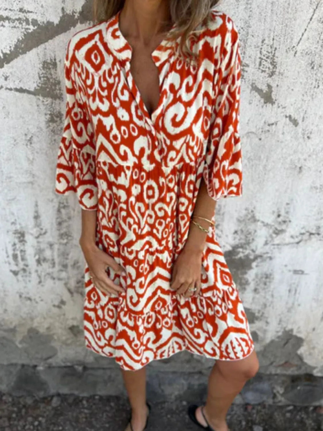 Lea – Women Floral Print Summer Dress - Image 6
